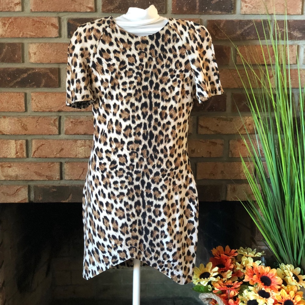 TOBI Leopard Mini Dress